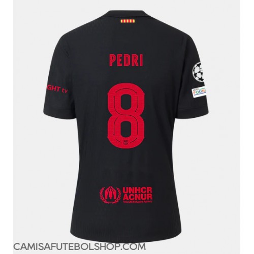 Camisa de time de futebol Barcelona Pedri Gonzalez #8 Replicas 2º Equipamento 2024-25 Manga Curta